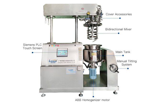 vacuum emulsifying mixer